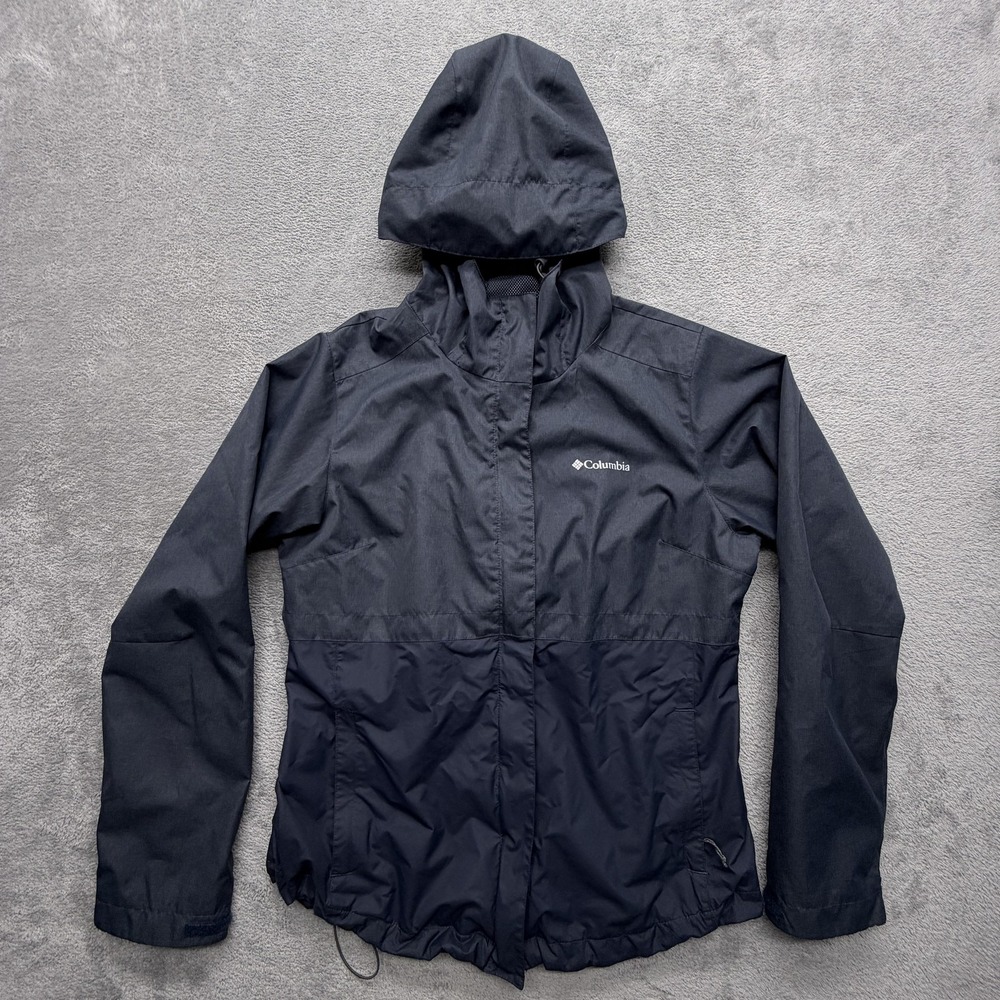 Columbia Abbotsville Hooded Jacket Womens‎ Size Medium Blue XL0482